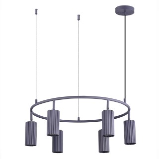 SL1213.703.06 Светильник подвесной ST-Luce Серый/Серый GU10 6*5W 4000K KENDO-foto2