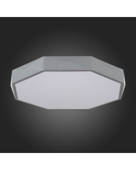 SLE200872-01 Светильник потолочный Серый/Белый LED 1*45W 3000K/4000K/6000K RONDO-foto12