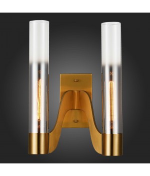 SL1235.301.02 Бра ST-Luce Латунь/Хром, Прозрачный E14 2*40W ETTORE-foto4