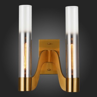 SL1235.301.02 Бра ST-Luce Латунь/Хром, Прозрачный E14 2*40W ETTORE-foto4