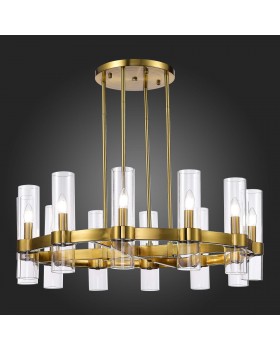 SL1237.303.12 Люстра подвесная ST-Luce Латунь/Прозрачный E14 12*15W Isla-foto5