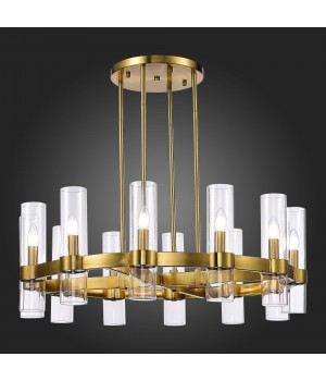 SL1237.303.12 Люстра подвесная ST-Luce Латунь/Прозрачный E14 12*15W Isla-foto5