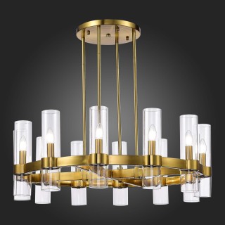 SL1237.303.12 Люстра подвесная ST-Luce Латунь/Прозрачный E14 12*15W Isla-foto5