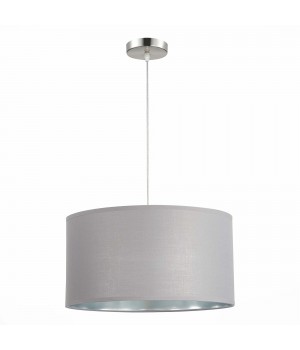 SLE300513-01 Светильник подвесной Никель/Серый, Серебристый E27 1*40W BRESCIA-foto2