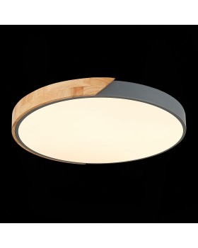 SLE200972-01 Светильник потолочный Серый, Светлое дерево/Белый LED 1*45W 3000K/4000K/6000K FESTA-foto8