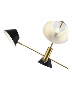 SLE1253-343-04 Светильник подвесной Латунь/Черный, Белый E14 4*60W NORBI-foto3