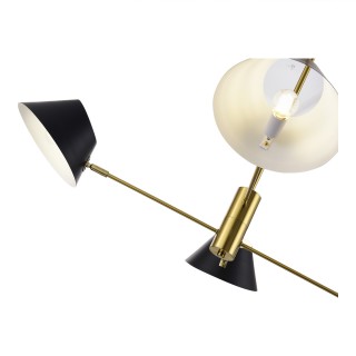 SLE1253-343-04 Светильник подвесной Латунь/Черный, Белый E14 4*60W NORBI-foto3