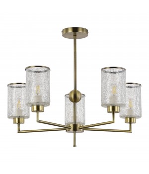 SLE1046-302-05 Люстра потолочная Бронза/Прозрачный E27 5*60W VESTRE-foto2