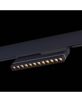 ST805.436.12 Магнитный трековый светильник Черный LED 1*12W 3000K 450Lm Ra>90 36° IP20 L220xW22xH117 48VV SKYLINE 48-foto4
