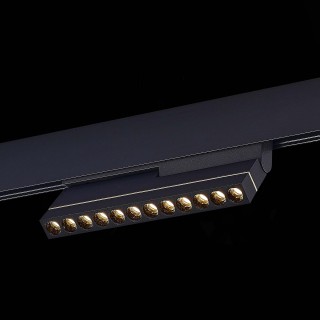 ST805.436.12 Магнитный трековый светильник Черный LED 1*12W 3000K 450Lm Ra>90 36° IP20 L220xW22xH117 48VV SKYLINE 48-foto4
