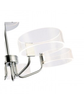 SLE283102-05 Люстра потолочная Хром/Белый LED 5*8W 3000K SOLLA-foto3