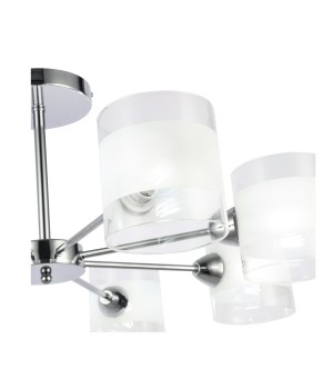 SLE102802-08 Люстра потолочная Хром/Прозрачный, Белый E14 8*40W MIENTO-foto3