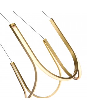 SL6202.203.01 Светильник подвесной ST-Luce Золотистый LED 1*90W 3000K HEIT-foto3