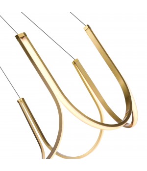 SL6202.203.01 Светильник подвесной ST-Luce Золотистый LED 1*90W 3000K HEIT-foto3