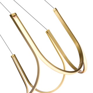 SL6202.203.01 Светильник подвесной ST-Luce Золотистый LED 1*90W 3000K HEIT-foto3