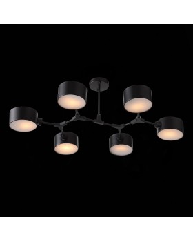 SLE183402-06 Люстра потолочная Черный/Черный E14 6*60W GIMENTO-foto9