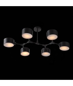 SLE183402-06 Люстра потолочная Черный/Черный E14 6*60W GIMENTO-foto9
