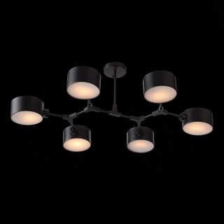 SLE183402-06 Люстра потолочная Черный/Черный E14 6*60W GIMENTO-foto9
