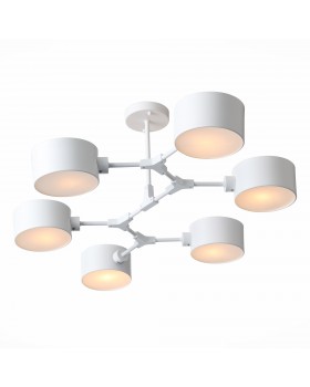 SLE183502-06 Люстра потолочная Белый/Белый E14 6*60W GIMENTO-foto2