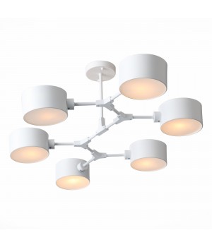 SLE183502-06 Люстра потолочная Белый/Белый E14 6*60W GIMENTO-foto2
