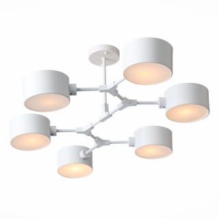 SLE183502-06 Люстра потолочная Белый/Белый E14 6*60W GIMENTO-foto2