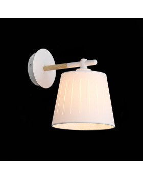 SL375.501.01 Бра Белый, Светлое дерево/Белый E27 1*40W PASSETO-foto4