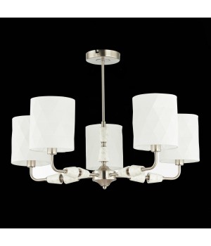 SLE107802-05 Люстра потолочная Никель/Белый E14 5*40W MILI-foto8