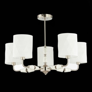 SLE107802-05 Люстра потолочная Никель/Белый E14 5*40W MILI-foto8