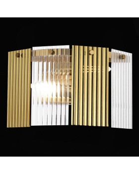 SLE1123-301-02 Светильник настенный Латунь/Золотистый, Прозрачный E14 2*40W TRESA-foto4