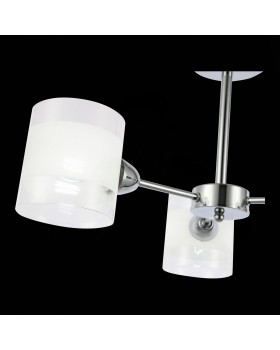 SLE102802-03 Люстра потолочная Хром/Прозрачный, Белый E14 3*40W MIENTO-foto6