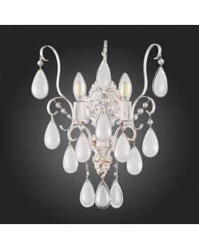 SLE160301-02 Светильник настенный Золотистый/Белый матовый E14 2*60W MAGONZA-foto6