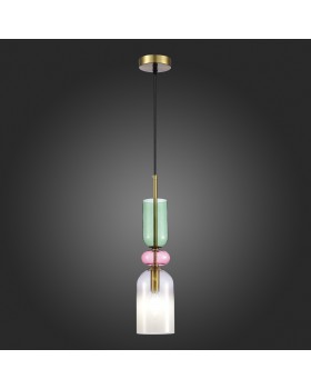 SL2000.203.01 Подвес ST-Luce Золотистый/Дымчатый E14 1*40W GEA-foto5