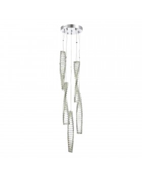 SL6205.103.05 Светильник подвесной ST-Luce Хром/Прозрачный LED 1*55W 3000K ELICA-foto2