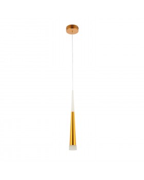 SLE200103-01 Светильник подвесной Золотистый/Золотистый, Белый LED 1*7W 3000K ORPELO-foto2