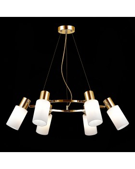 SLE1139-103-06 Люстра подвесная Хром/Белый E14 6*60W GESSI-foto4