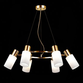 SLE1139-103-06 Люстра подвесная Хром/Белый E14 6*60W GESSI-foto4