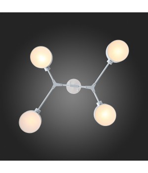 SLE183502-04 Люстра потолочная Белый/Белый E14 4*60W GIMENTO-foto12