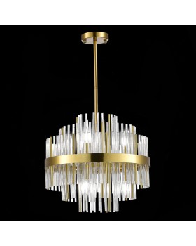 SL1634.303.06 Люстра подвесная ST-Luce Латунь/Прозрачный E14 6*60W RENS-foto4