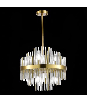 SL1634.303.06 Люстра подвесная ST-Luce Латунь/Прозрачный E14 6*60W RENS-foto4