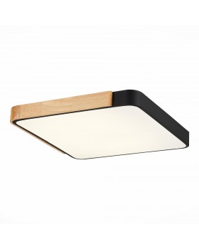 SLE201242-01 Светильник потолочный Черный, Светлое дерево/Белый LED 1*42W 3000K/4000K/6000K FESTA-foto2