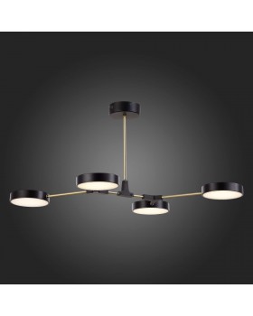 SLE6004-402-04 Светильник потолочный Черный/Черный LED 4*10W MONTA-foto7