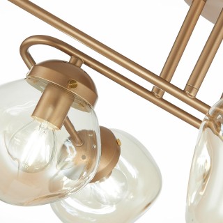 SLE155702-06 Люстра потолочная Золотистый/Янтарный E14 6*40W MORE-foto11