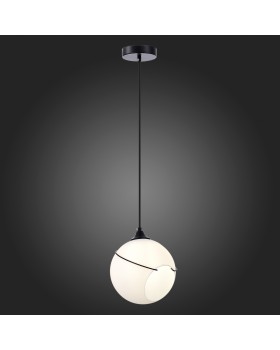 SLE103143-01 Подвес Черный/Белый E27 1*60W SATTURO-foto5