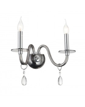 SL1113.401.02 Бра ST-Luce Хром, Дымчатый, Прозрачный E14 2*40W SIEMA-foto2