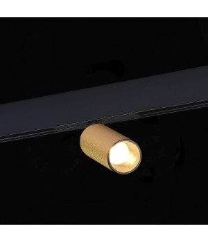 ST807.246.12 Магнитный трековый светильник Золотистый LED 1*12W 4000K 700Lm Ra>90 IP20 D50xH173 48VV SKYLINE 48-foto4