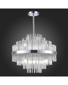 SL1634.103.09 Люстра подвесная ST-Luce Хром/Прозрачный E14 9*60W RENS-foto5