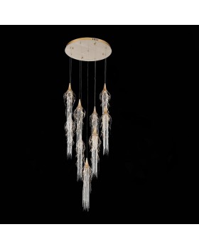 SL1116.203.09 Светильник подвесной ST-Luce Золотой с патиной/Золотой с патиной, Никель LED 9*5W 3000K SALICA-foto9