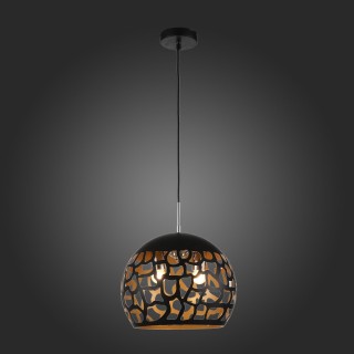 SL278.403.02 Светильник подвесной ST-Luce Черный/Черный, Золото E27 2*60W ANZI-foto6