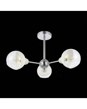 SLE102702-03 Люстра потолочная Хром/Прозрачный, Матовый никель E14 3*40W GIORTE-foto5