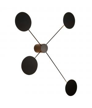 SL6006.401.04 Светильник настенно-потолочный ST-Luce Черный/Черный LED 4*5W 3000K Tondo-foto3